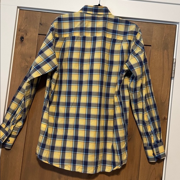 luchiano Visconti colorful plaid button down collared shirt Mens M Cotton Preppy - Picture 2 of 11